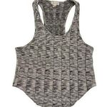 Silence + Noise  Gray Ribbed Racerback Tank Top Size Women's Small Photo 0
