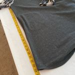 Ces Femme knit dress long sleeve below knee pockets animal print sleeves Sz LAR Photo 1