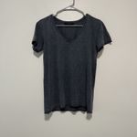 ALLSAINTS ‎ Gray Emelyn V-Neck Stud T-Shirt Size Small Photo 2