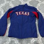 Majestic Texas Rangers MLB Jacket Women’s SZ S Authentic  Full Zip Therma Base Bl Photo 0