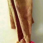 Kate Spade 𝅺 Pompom Pink Blend Muffler Scarf NWT Photo 0