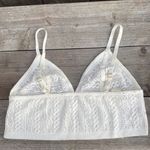 Aerie New Lace Bralette - Cream Size Large Women's Intimate Comfort & Style NWT Photo 4