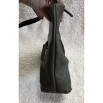 Stone Mountain Olive Green Leather Shoulder Bag with Zipper Pockets 10 X 6 VTG Photo 11