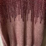 Raga  Kylie High Neck Pink Tinsel Sweater Photo 3