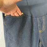 Oh! Mamma Maternity Wide Leg Jeans with Full Panel Blue Size L Photo 2