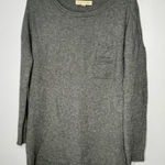 Lovestitch  gray tunic sweater size small Photo 0
