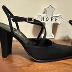 Max Mara Elegant Black Strappy Heels size 39 1/2 Photo 0