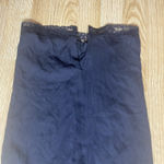 Dolce & Gabbana VTG Y2K D&G Corset Lace Up Satin Bra Black Midi Dress Sz 26 (XS) Photo 10