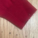 Brooks Brothers  RED PULLOVER FLEECE WOOL RUFFLE SWEATER SIZE LARGE Photo 3