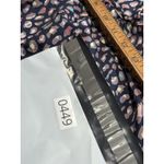 Y2K‎ Multicolor Sleeveless Ruffled Tank Top Blouse Medium Blue Beige Office Work Photo 9