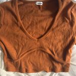 Garage Orange Cropped Long Sleeve Photo 1