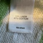 J.Jill linen white green fringe top coverup S Photo 10