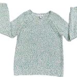 st. john's bay St John’s Bay Mint Green & White Knit Scoop Neck Pullover Long Sleeve Sweater XL Photo 9