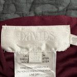 David's Bridal David’s Bridal size 14 wine colored long mesh one shoulder dress bridesmaid nwt Photo 8