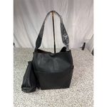 Anthropologie  Women's Black Leather Hobo Shoulder Bag Photo 1