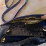M.C. Mark Chantal vintage Designer Handbag (NEW condition) blue leather Photo 2