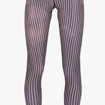 Teeki  Dust Gold Striped Hot Yoga Pant Leggings Womens Small Activewear Photo 6