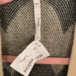 Black and beige sweater wrap/ jacket Photo 2