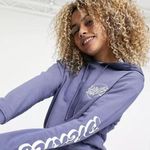 Dickies Built to Work Cropped Hoodie Blue Women's Size XS Photo 3