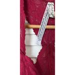 Free People  Women's  Raspberry Galloon Racerback Bralette Bra Size S Photo 2