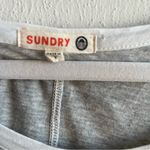 Sundry  Top Anchor & Love Baseball-Style Long Sleeve (Raglan) Tee Sz 1/Sz S EUC Photo 5
