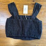 Pin striped tank Black Photo 6