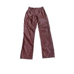 Abercrombie & Fitch The ‘90s Straight Ultra High Rise Vegan Leather Pants size 4 Photo 13