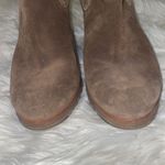 Prada  Brown Suede Chunky Ankle Booties Photo 3