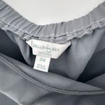 Belle & Sky Top Womens 2X Gray Off The Shoulder Blouse Silkie Romantic Feminine Photo 1