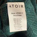 Atoir Miaa Green Long Sleeve Open Back Bodycon Sweater Mini Dress Size 2 Photo 9