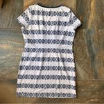 Tommy Bahama Lava Actually Island Navy and White Striped T-Shirt Dress Women’s L Photo 3