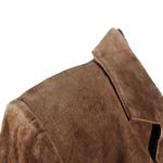 Vintage 1990s Grunge Aesthetic Tan 100% Genuine Leather Sueded Size 10 Photo 8