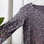 J.Crew  Sequin Grey Half Sleeve Shirt Photo 1