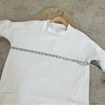 Athleta Women’s Denali Outdoor Pullover Top Sweatshirt Longsleeve in White L Photo 13