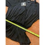Andrew Marc NWT MARC NEW YORK   Black Blouse  M Photo 3
