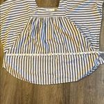 Time And Tru Blue and White Striped Blouse Size XL Photo 5