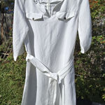Banana Republic  | White Linen Tunic Dress 8 Photo 0