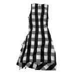 Rag and Bone Brighton Asymmetrical Dress Black-and-white Gingham Check size XS Photo 4