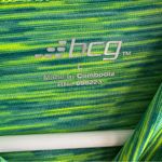 Bcg  green yellow hood pullover size large Photo 1