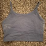 Cropped athletic tank Gray Photo 0