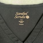 Sanibel Scrubs Women’s Scrub Top Size Small Black Photo 6