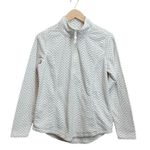 Made for life Polka Dot Zigzag Chevron Zip Up Pullover Small Sweater Photo 0