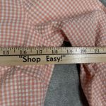 Vineyard Vines  Shirt Women Small‎ Orange White Gingham Seersucker Casual Coastal Photo 10