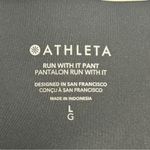 Athleta  Black Run With It Pants Size L NWT Photo 5