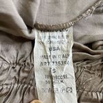 Venti6 Pants with Drawstring Made in Italy Tan SZ S Flowy‎ Wide Legs Brown Photo 3