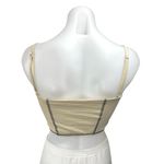 Princess Polly Beige Black Sleeveless Corset Bustier Cami Camisole Crop Top 6 Photo 1