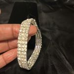 Stunning diamanté stretch bracelet. Fits any size. Stunning. Photo 2