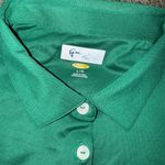 Greg Norman  Women's Green Golf Polo Shirt‎ Size L Short Sleeve Collared Photo 2