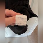 New Oversized Boatneck Black Knit Sweater Photo 4