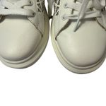 Midnight Velvet White & Silver Platform Sneakers Geometric Cutout EU 41 / US 10 Photo 6